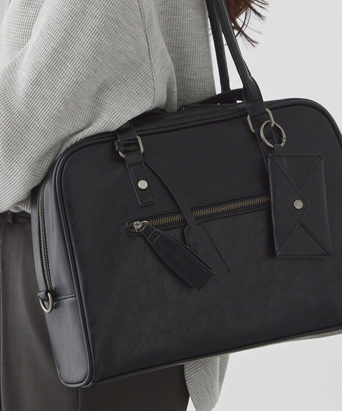 MONO-MART（モノマート） ボストンバッグ 2WAY マルチポケット