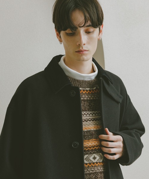 RAGEBLUE（レイジブルー） ステンカラーコート コート WOOLLYTEC