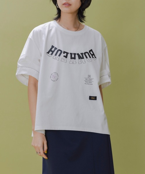 「Eimee Law」 半袖カットソー FREE オフホワイト レディース_画像8