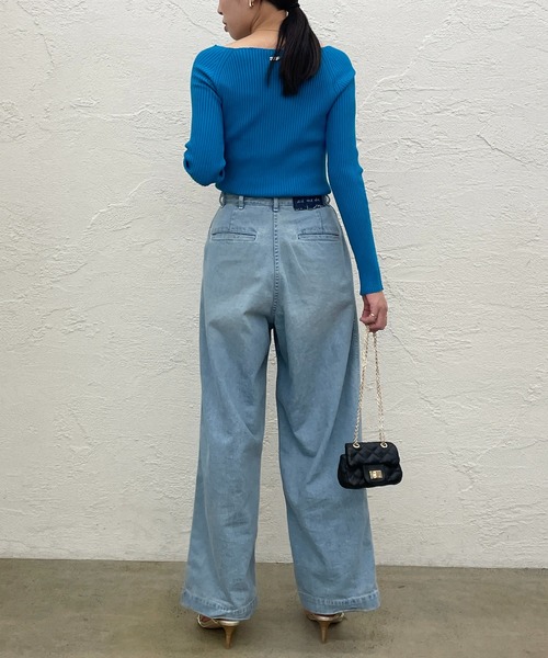 Loungedress（ラウンジドレス） 長袖ニット FREE ブラック レディース