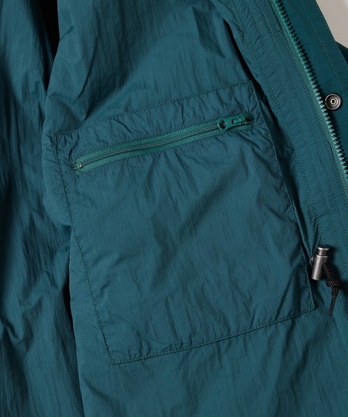 「AIVER」 マウンテンパーカー MEDIUM ダークグリーン メンズ_画像4
