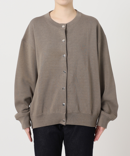 2018AW SLOBE IENA ケーブルショートカーディガン ナチュラル セール】5G袖ケーブルカーディガン【手洗い可能】◇（カーディガン