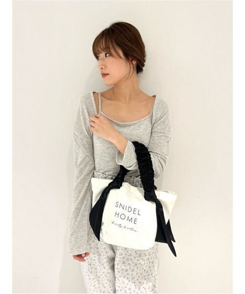 SNIDEL HOME トートバッグ オーガニックキャンバストート -SMALL