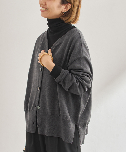 FRAMeWORK（フレームワーク） カーディガン PL/ウール ワイドV