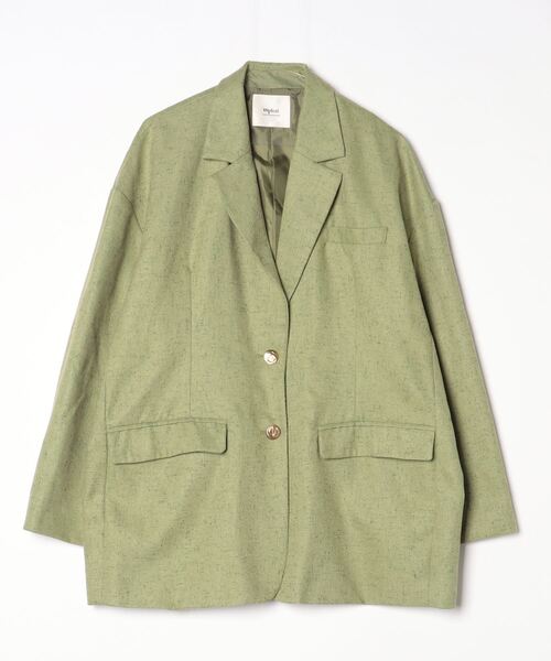 mideal オリーブグリーン テーラードジャケット&ワンピース mideal公式