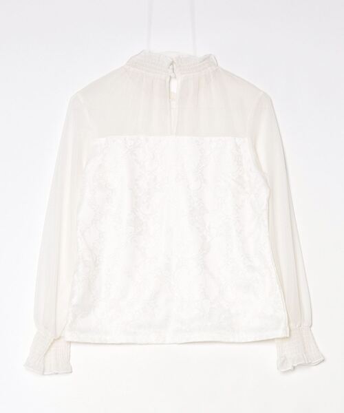 「emiriawiz」 レース長袖ブラウス S ベージュ レディース_画像2