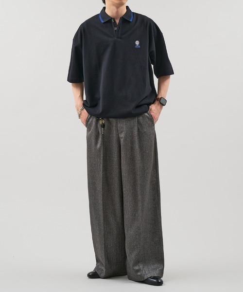 「epnok」 半袖ポロシャツ LARGE ブラック メンズ_画像5