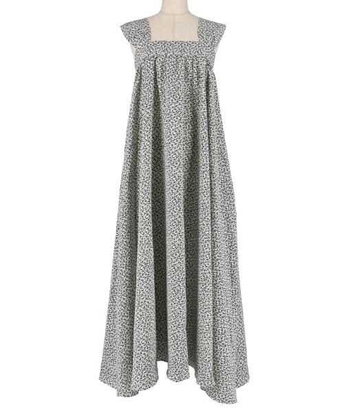 「coca（coca）」 ノースリーブワンピース ONE SIZE ネイビー レディース_画像4