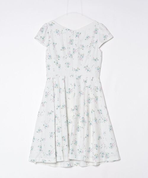 「Debut de Fiore」 半袖ワンピース 36 ベージュ レディース_画像2