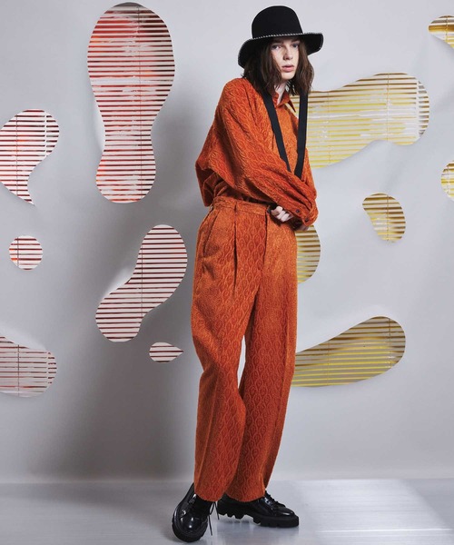 maison special オレンジシアー　ロングシャツ シアーロングシャツ