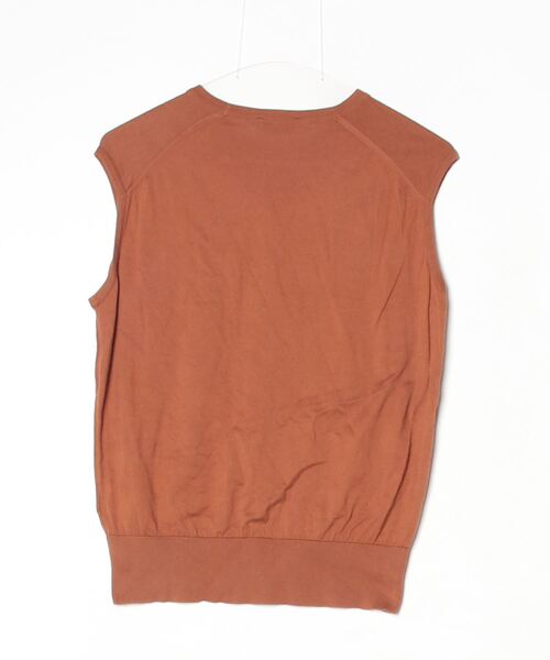 JOHN SMEDLEY（ジョンスメドレー） ノースリーブニット M ブラウン