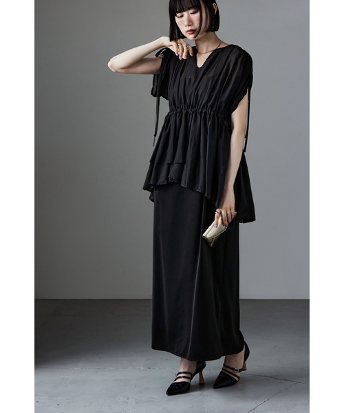 「etoll.」 コンビワンピース M グリーン レディース_画像7