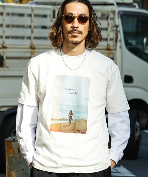 「roial」 半袖Tシャツ X-LARGE ホワイト メンズ_画像5