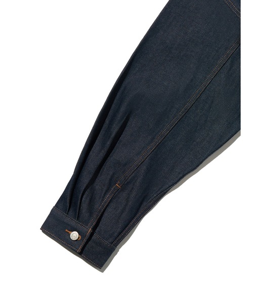 「501」 デニムジャケット M ダークインディゴブルー レディース_画像6