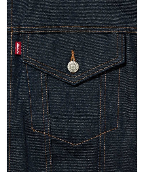 「501」 デニムジャケット M ダークインディゴブルー レディース_画像8