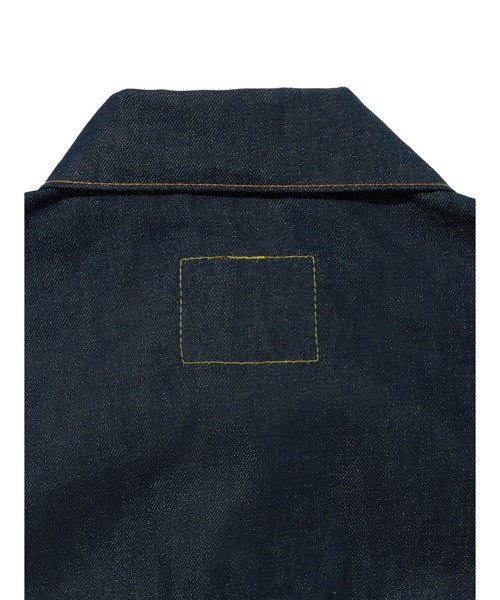 「501」 デニムジャケット M ダークインディゴブルー レディース_画像9