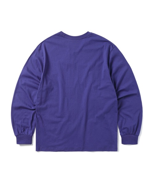 「thisisneverthat」 長袖Tシャツ S バイオレット メンズ_画像4