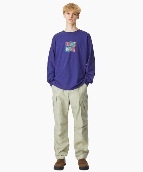 「thisisneverthat」 長袖Tシャツ S バイオレット メンズ_画像5