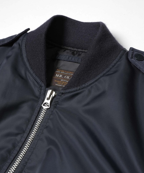 MR.OLIVE ミスターオリーブ ジップジャケット ネイビー メンズ ブルゾン MR.OLIVE ミスターオリーブ ジップジャケット ネイビー メンズ