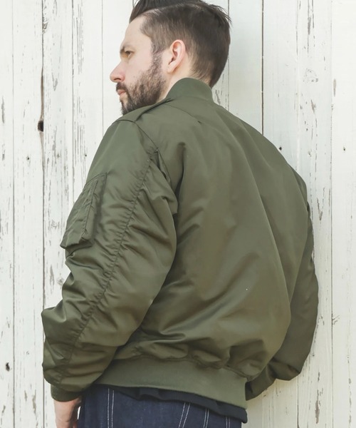 MR.OLIVE（ミスターオリーブ） ma1 ma-1 「MR.OLIVE」MILITARY NYLON