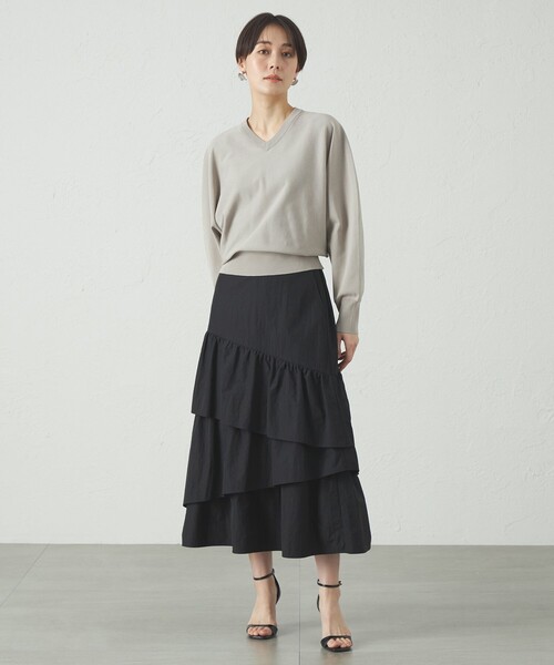 「CAST:」 長袖ニット M ブラック レディース_画像3