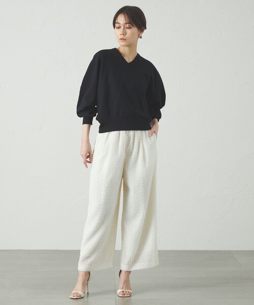 「CAST:」 長袖ニット M ブラック レディース_画像4