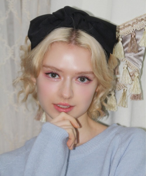 IMARI カチューシャ 「 IMARI / イマリ 」 ビッグ リボン カチューシャ