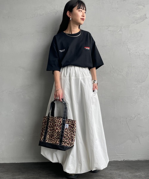 tシャツ 「NANGA/ナンガ」 別注 ブランドロゴ刺繍 ショートスリーブTシャツ「追加」 レディース メンズの画像