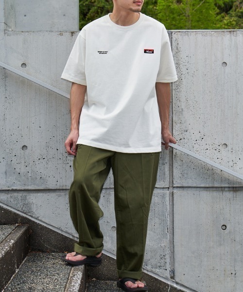 tシャツ 「NANGA/ナンガ」 別注 ブランドロゴ刺繍 ショートスリーブTシャツ「追加」 レディース メンズの画像