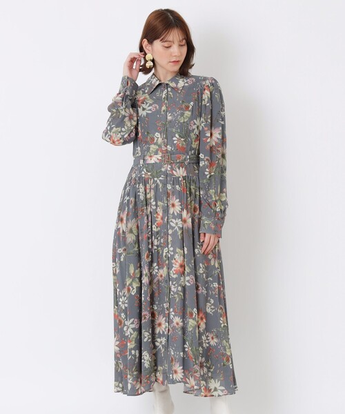 EPOCA（エポカ） シャツワンピース 40 グレー レディース : ZOZOTOWN