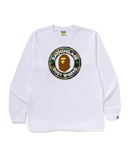 A BATHING APE（アベイシングエイプ） tシャツ 1ST CAMO BUSY WORKS LS