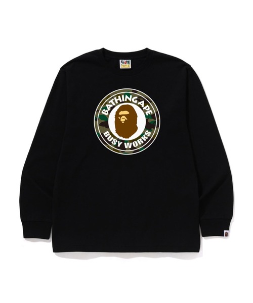 A BATHING APE（アベイシングエイプ） tシャツ 1ST CAMO BUSY WORKS LS