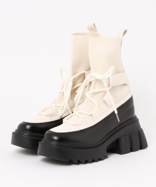 「Shoes in Closet」 ショートブーツ LL ブラック レディース_画像4