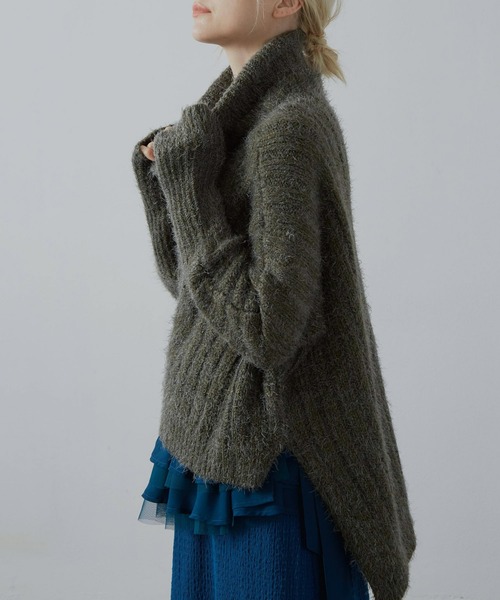 「LA BELLE ETUDE」 タートルネックニット FREE ブルー レディース_画像7