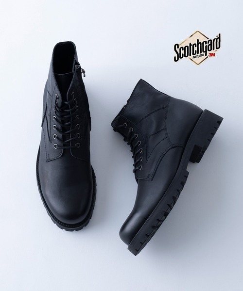 PADRONE（パドローネ） ブーツ 「PADRONE」別注 防水サイドジップ