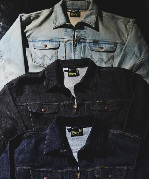 pleasureのデニムジャケットLサイズ Wrangler（ラングラー） デニムジャケット gジャン 「Wrangler meet LE