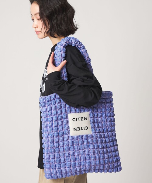 CITEN（シテン） トートバッグ 「CITEN」チェックポップコーントート
