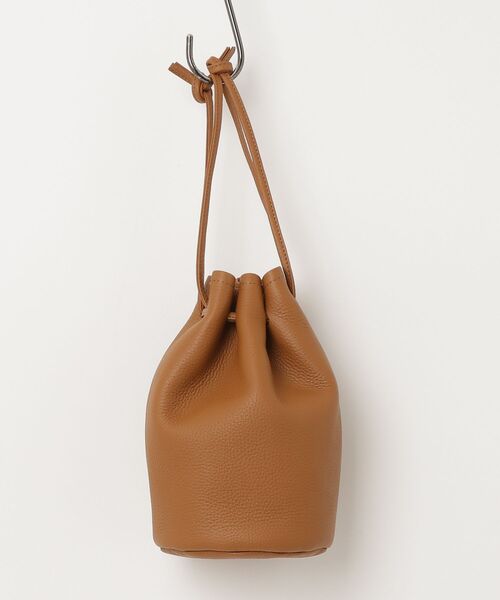 LEZALI ショルダーバッグ エンボス巾着バッグ メンズ レディース