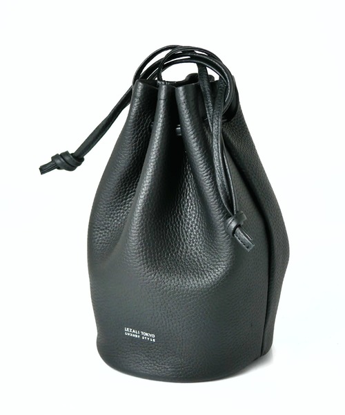 LEZALI（レザリ） ショルダーバッグ エンボス巾着バッグ メンズ