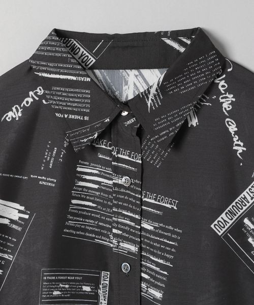 「JEANASIS」 長袖シャツ FREE ブラック レディース_画像8