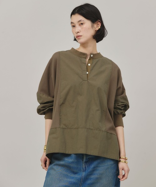 Curensology（カレンソロジー） 長袖ブラウス FREE カーキ レディース