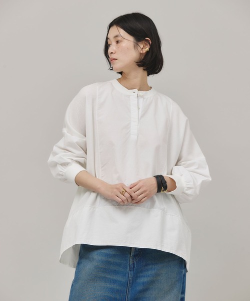 Curensology（カレンソロジー） 長袖ブラウス FREE カーキ レディース