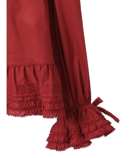 PINK HOUSE（ピンクハウス） ブラウス シャツ ローンフリル使い