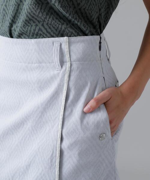 St ANDREWS スカート 「St ANDREWS」ダイヤジャガードスカート (WOMENS