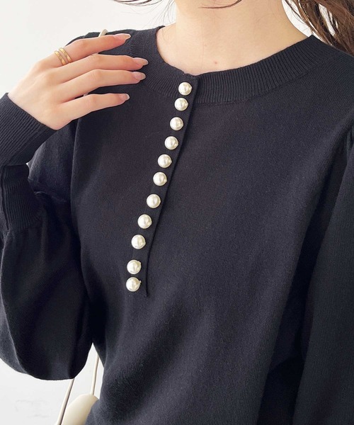 「GeeRA」 ニットワンピース MEDIUM ブラック レディース_画像4