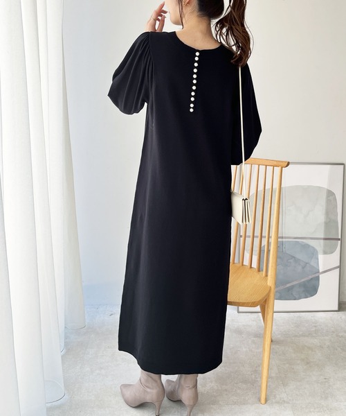 「GeeRA」 ニットワンピース MEDIUM ブラック レディース_画像6