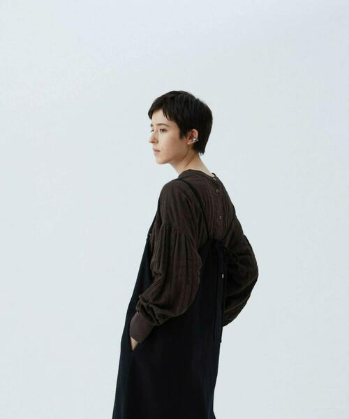 「conges payes ADIEU TRISTESSE」 長袖ブラウス 38 グレー系その他 レディース_画像2