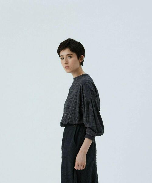 「conges payes ADIEU TRISTESSE」 長袖ブラウス 38 グレー系その他 レディース_画像4