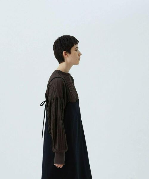 「conges payes ADIEU TRISTESSE」 長袖ブラウス 38 グレー系その他 レディース_画像5