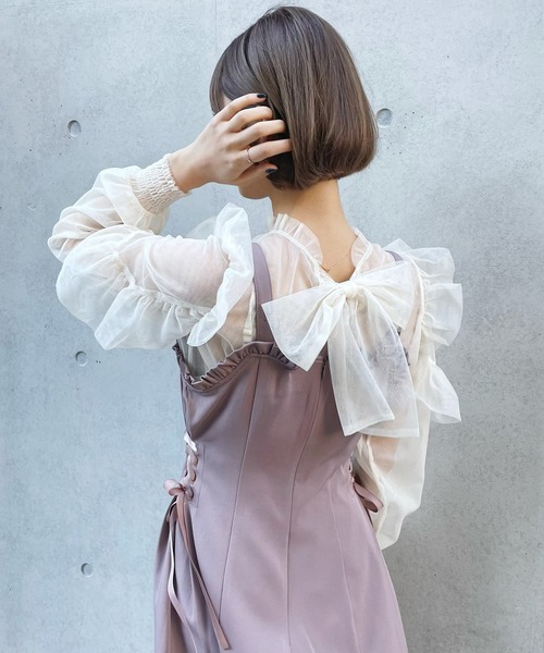 「TITTY&CO.」 サロペットスカート X-SMALL ライトブルー レディース_画像4